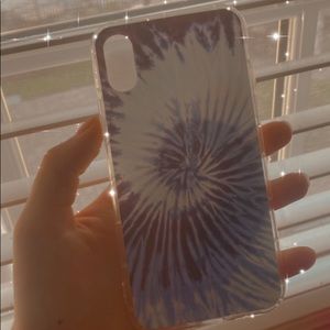 Tie Dye Blue Iphone X case